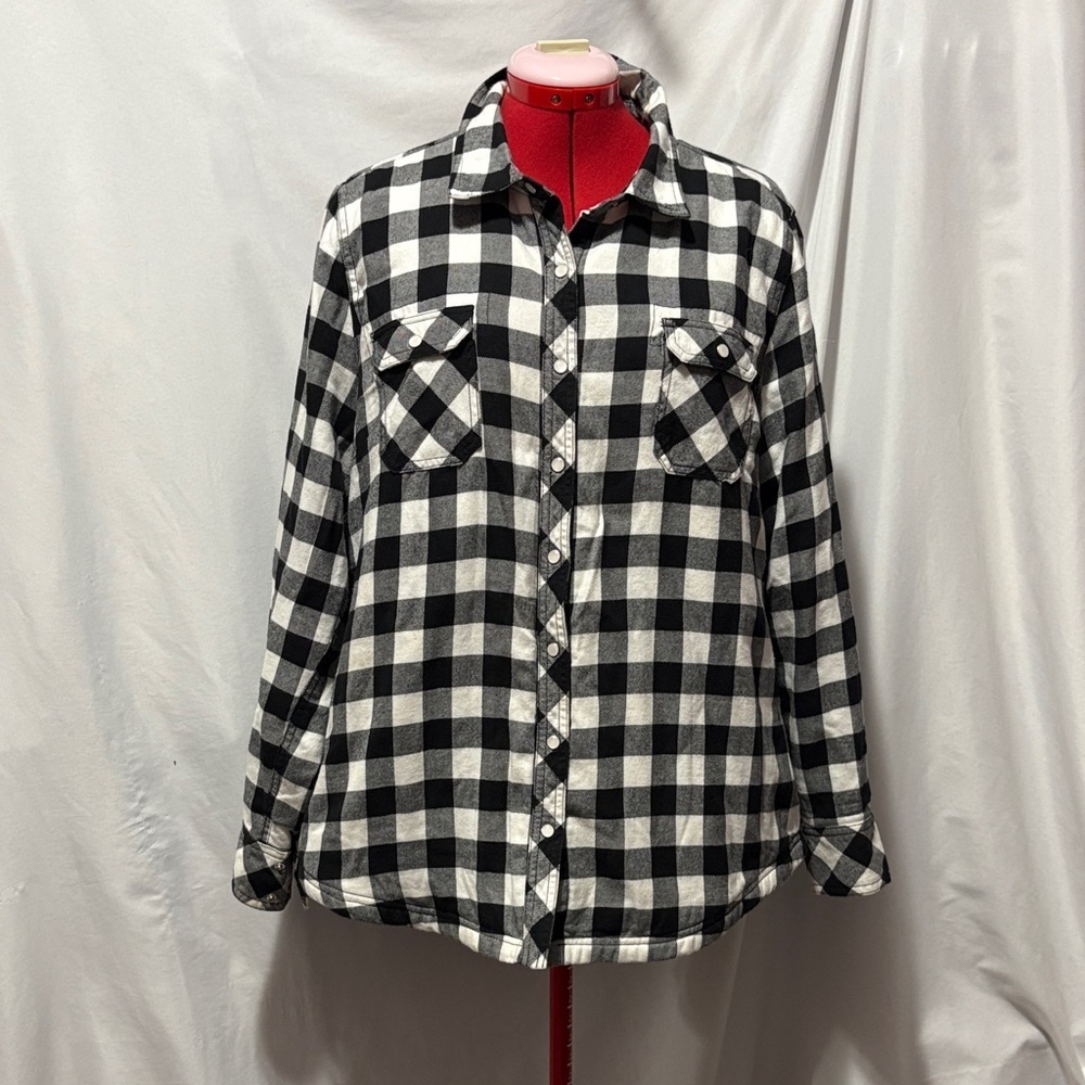 XL40 Black and White Checkered Bomber Jacket